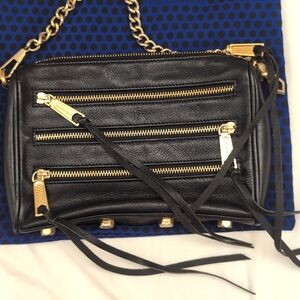 Rebecca Minkoff Cross Body Rocker Bag with Zippers